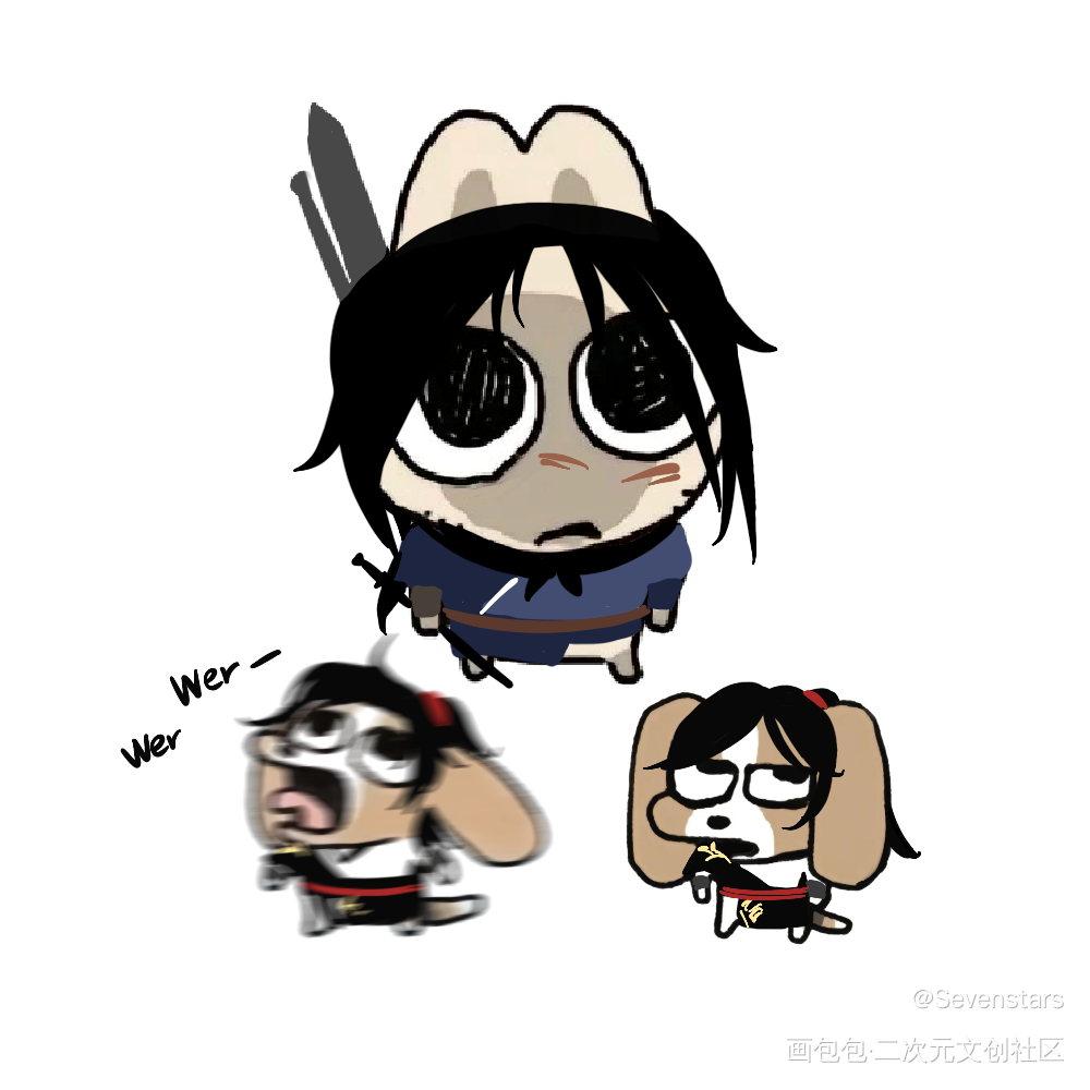 儿女双全_江晏燕云十六声绘画作品