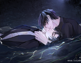 水中吻——_绘画作品