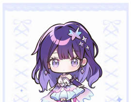 紫藤花Q Q_绘画作品