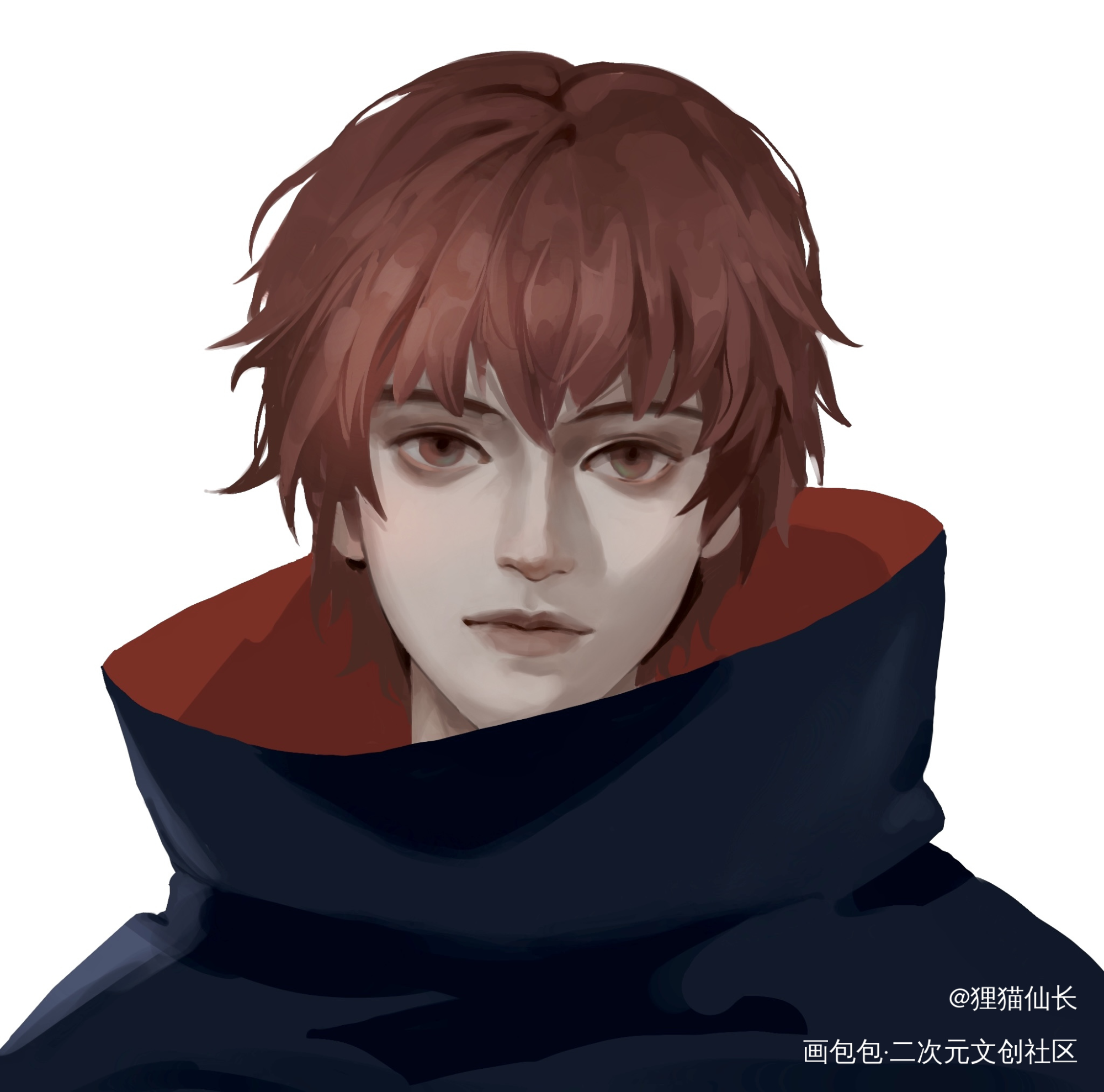 蝎超级美貌_火影忍者赤砂之蝎头像插画同人绘画作品