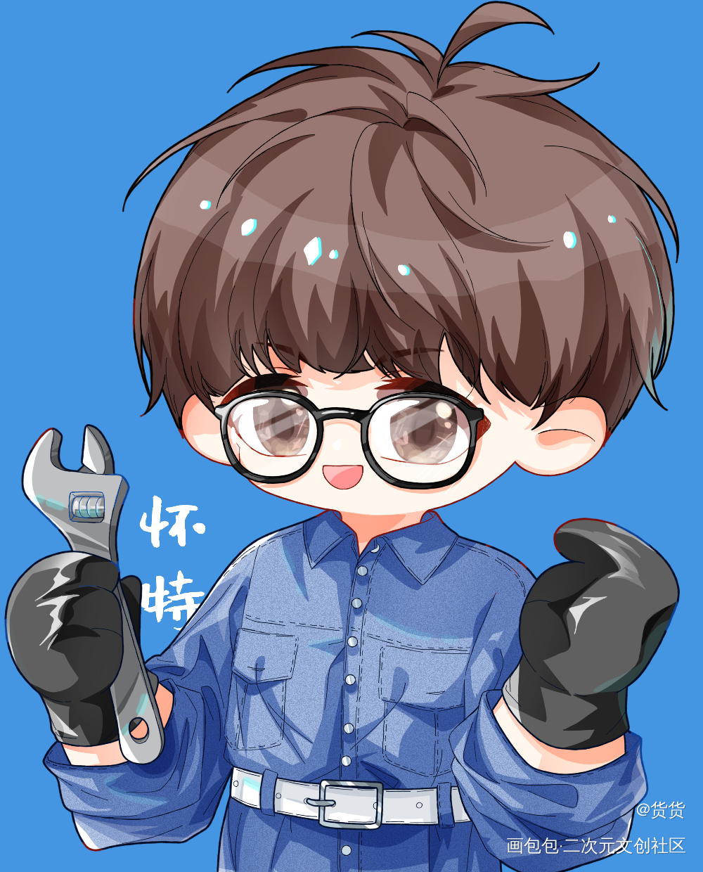 ⸜₍｡•ヮ•｡₎⸝✿_残次品摸鱼页绘画作品