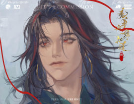 闻人厄X殷寒江_绘画作品