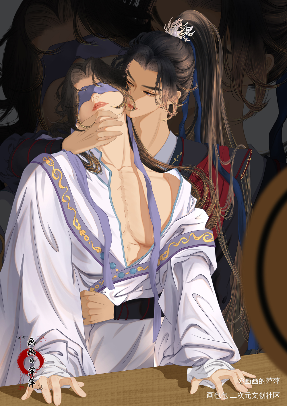 师尊，你是不是喜欢我？_二哈和他的白猫师尊燃晚楚晚宁墨燃绘画绘画作品