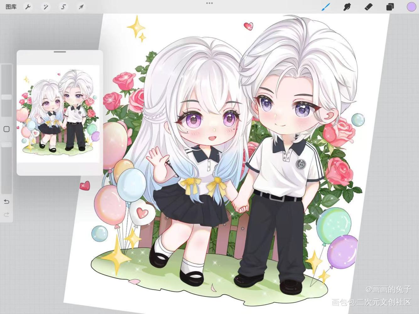 这个画风你会喜欢吗_创作者公告绘画作品