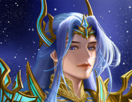 【斗罗大陆】海神唐三_绘画作品