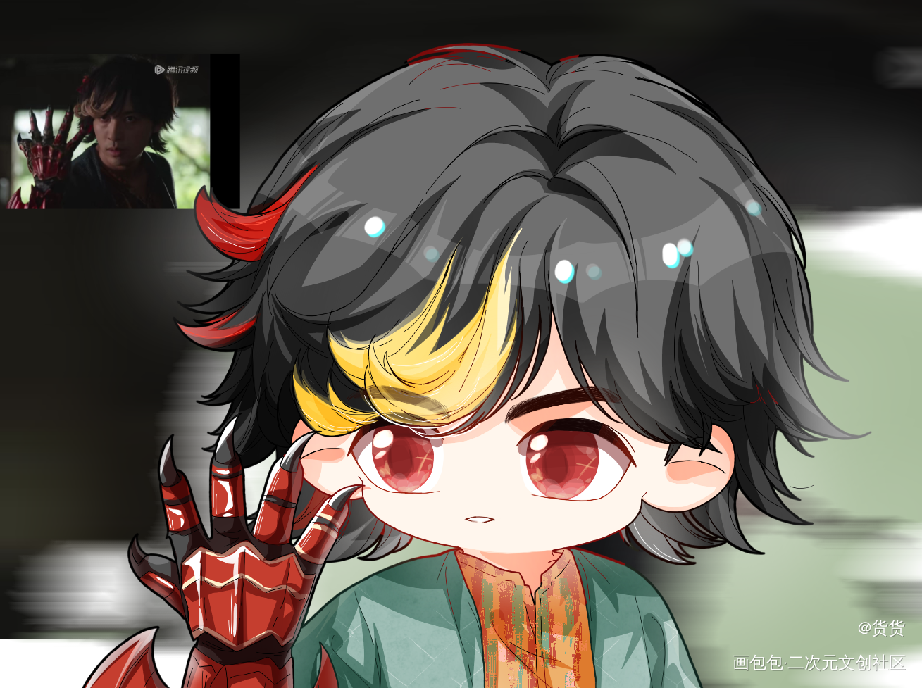 _假面骑士假面骑士ooo绘画作品