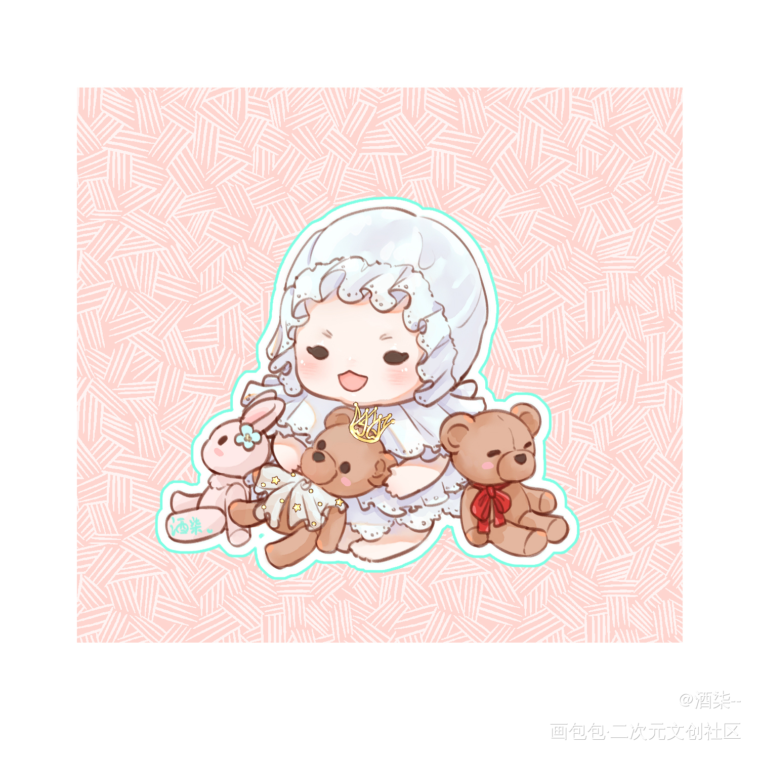 汤圆_Q版真人转Q画宝宝绘画作品