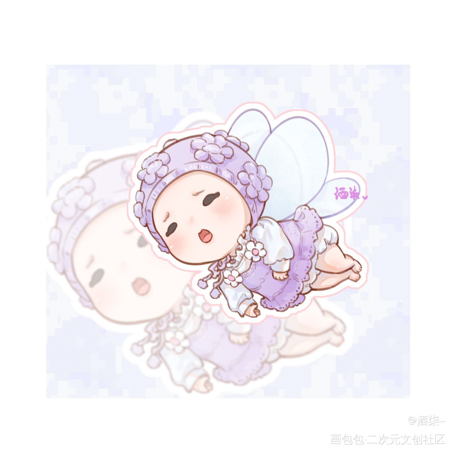 汤圆_Q版汤圆可爱宝宝真人转Q版绘画作品