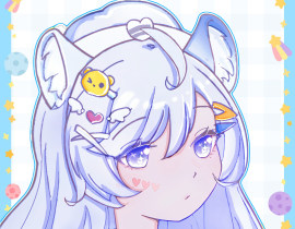 《四季甜崽·秋霜纸杯糕🍰 |萌系甜品拟人_绘画作品