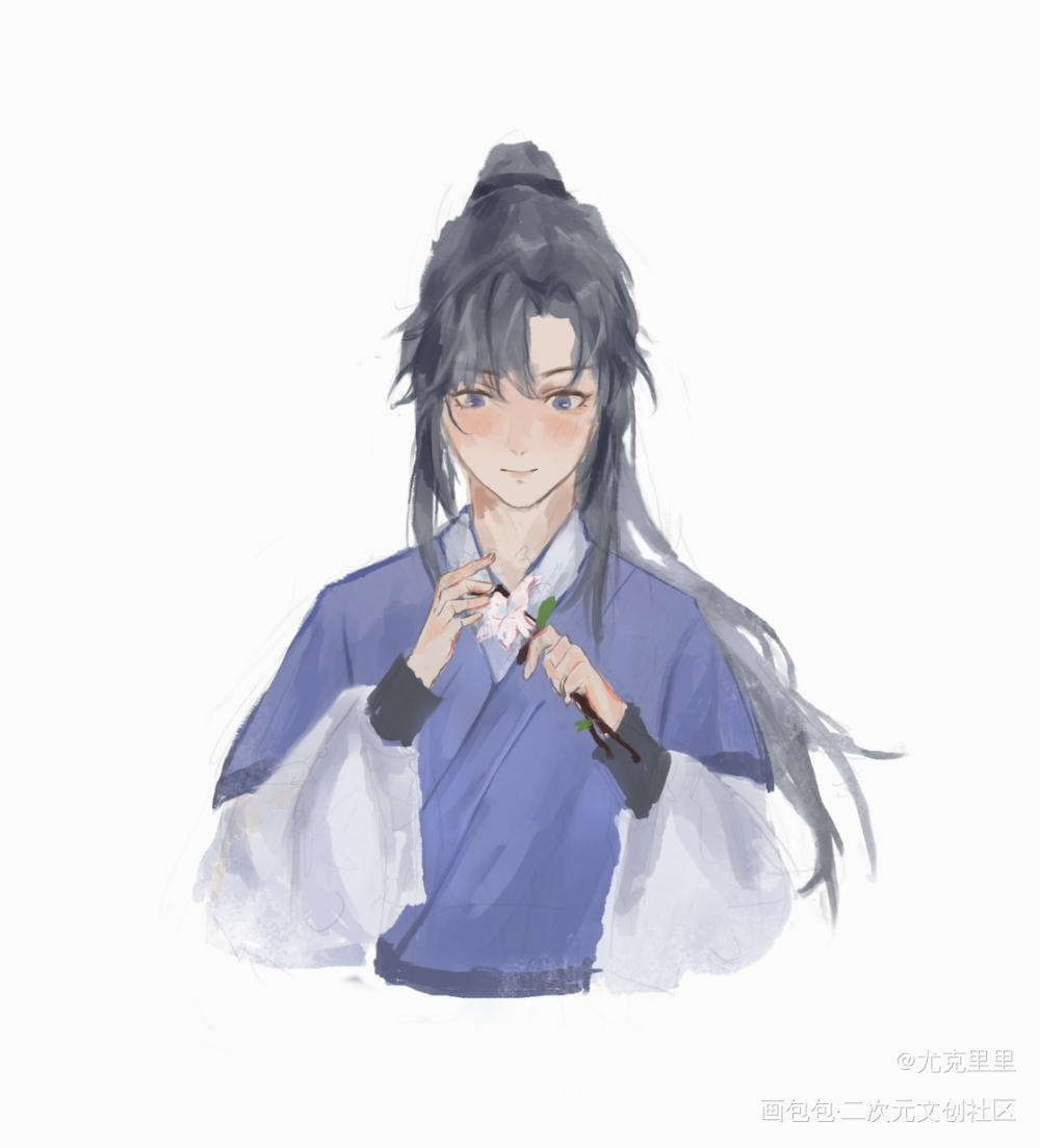 师尊，他会喜欢吗_二哈和他的白猫师尊燃晚墨燃绘画作品