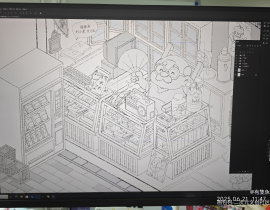 今日特价！大大卷一毛一个_绘画作品