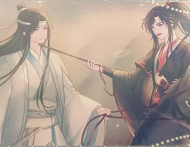 打情骂俏～_绘画作品