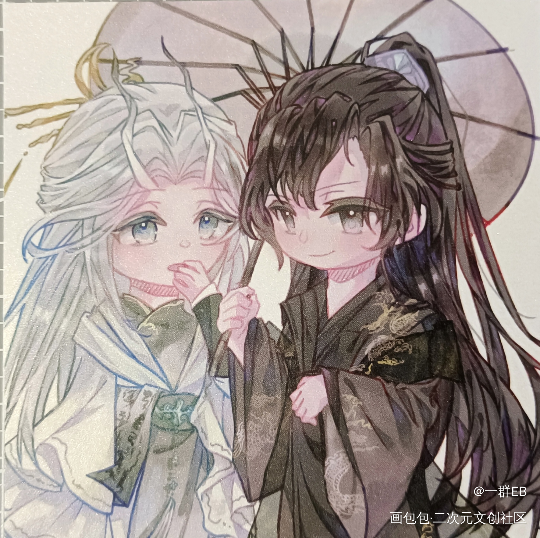 可可爱爱_谁把谁当真188男团授权返图黎朔·谁把谁当真赵锦辛·谁把谁当真绘画作品