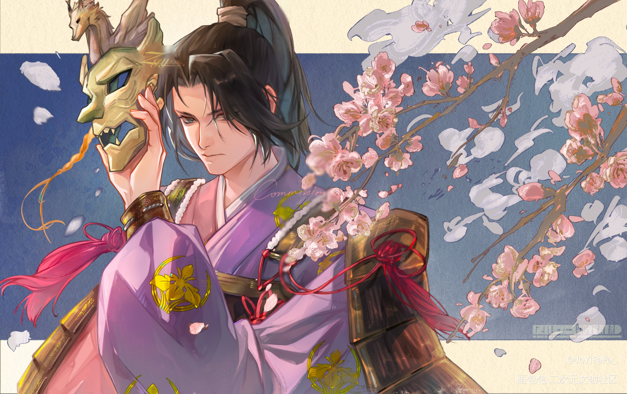 还蛮喜欢这张脸的_古风插画稿件展示绘画作品