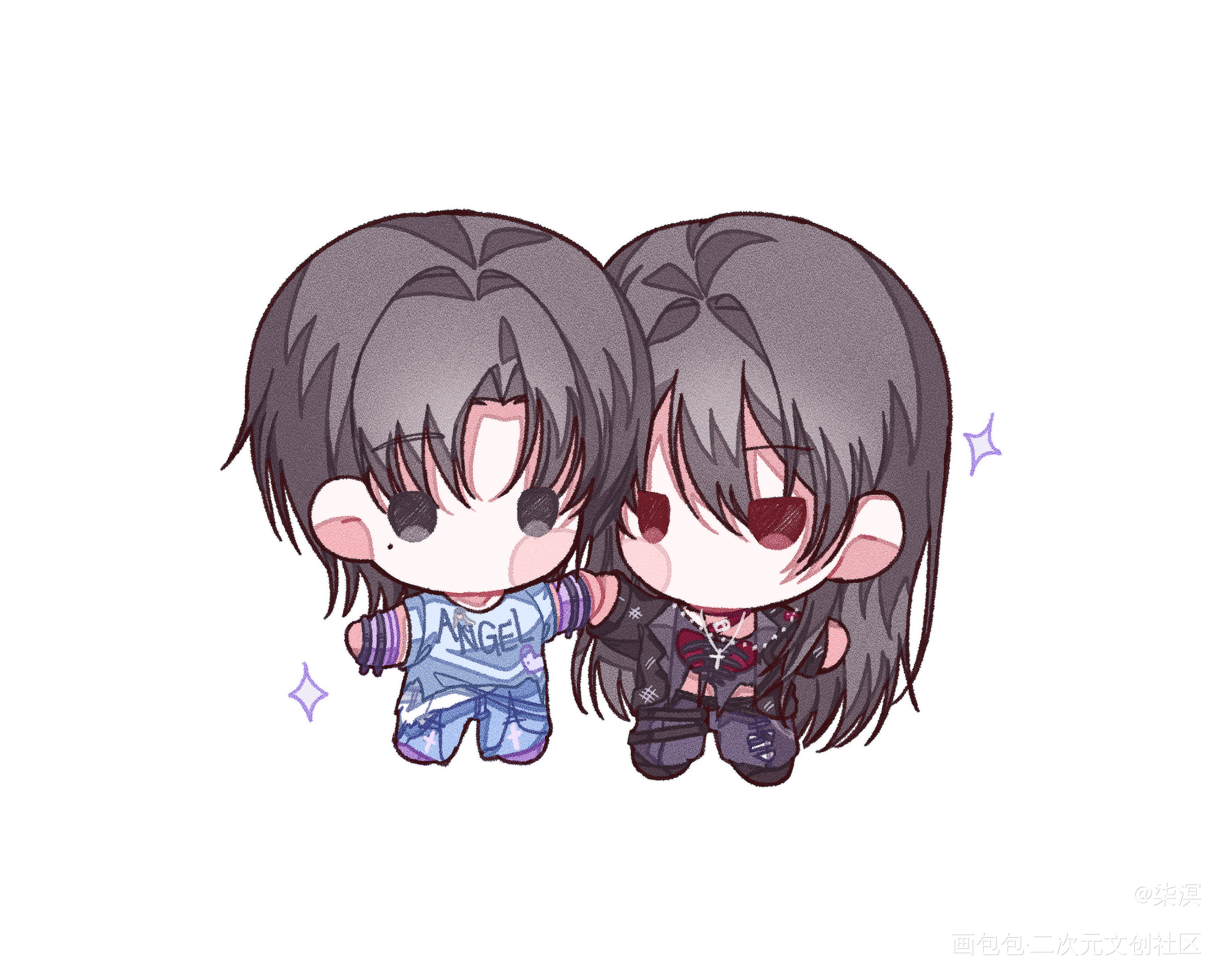 🖤❤️_oc绘画作品