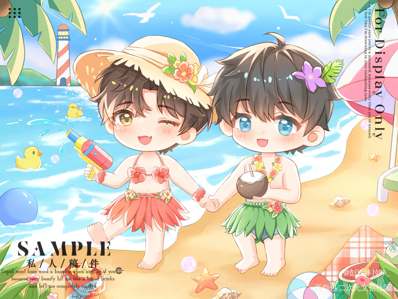 李简海边~_188男团李玉简隋英绘画作品