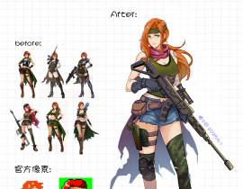 英格莉特立绘_绘画作品