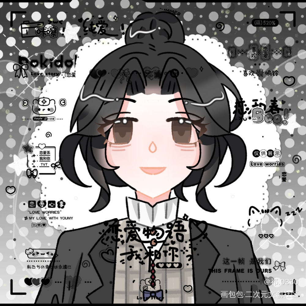 稿件！_彩色条漫圆珠笔绘画作品
