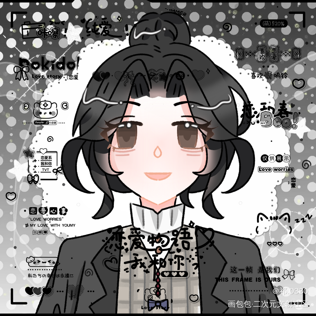 稿件！_彩色条漫圆珠笔绘画作品