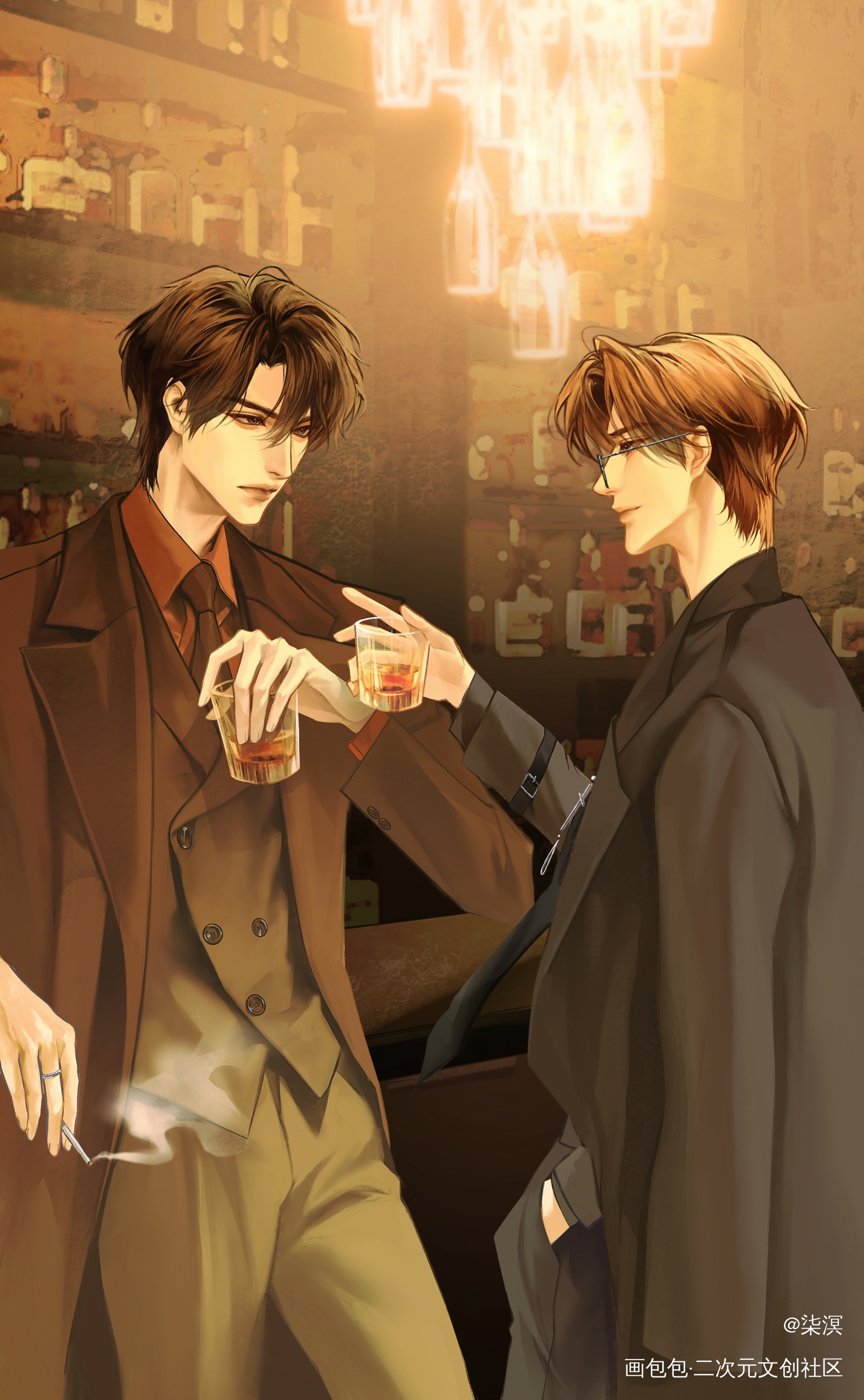 酒会_绘画作品