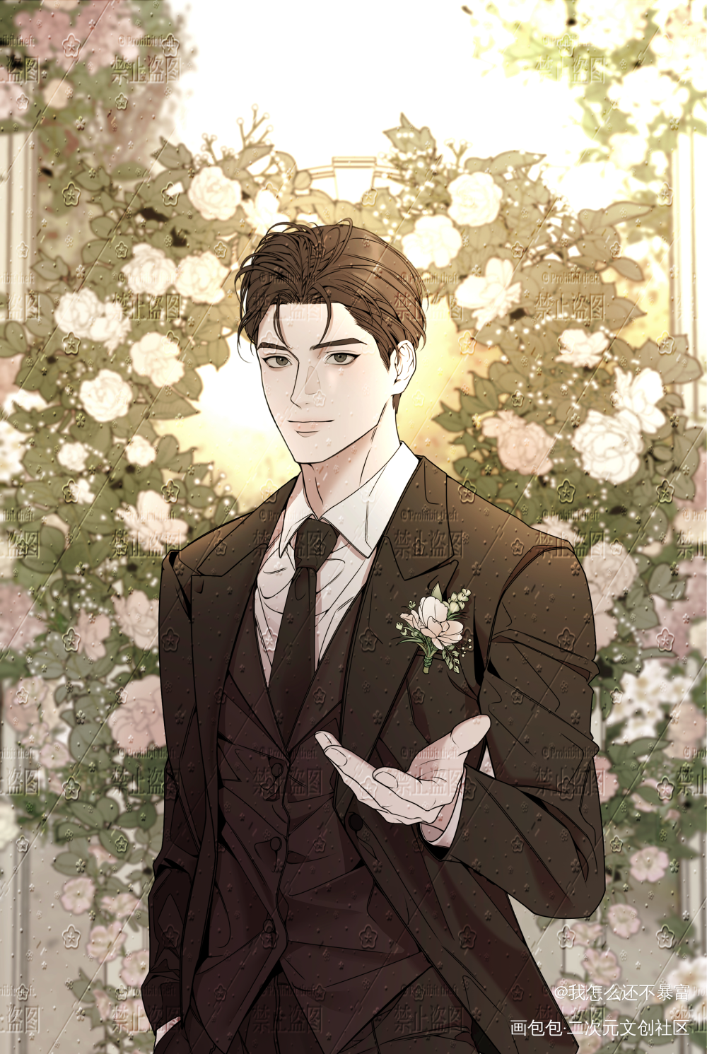 _娘娘腔188男团群秀李程秀邵群绘画作品