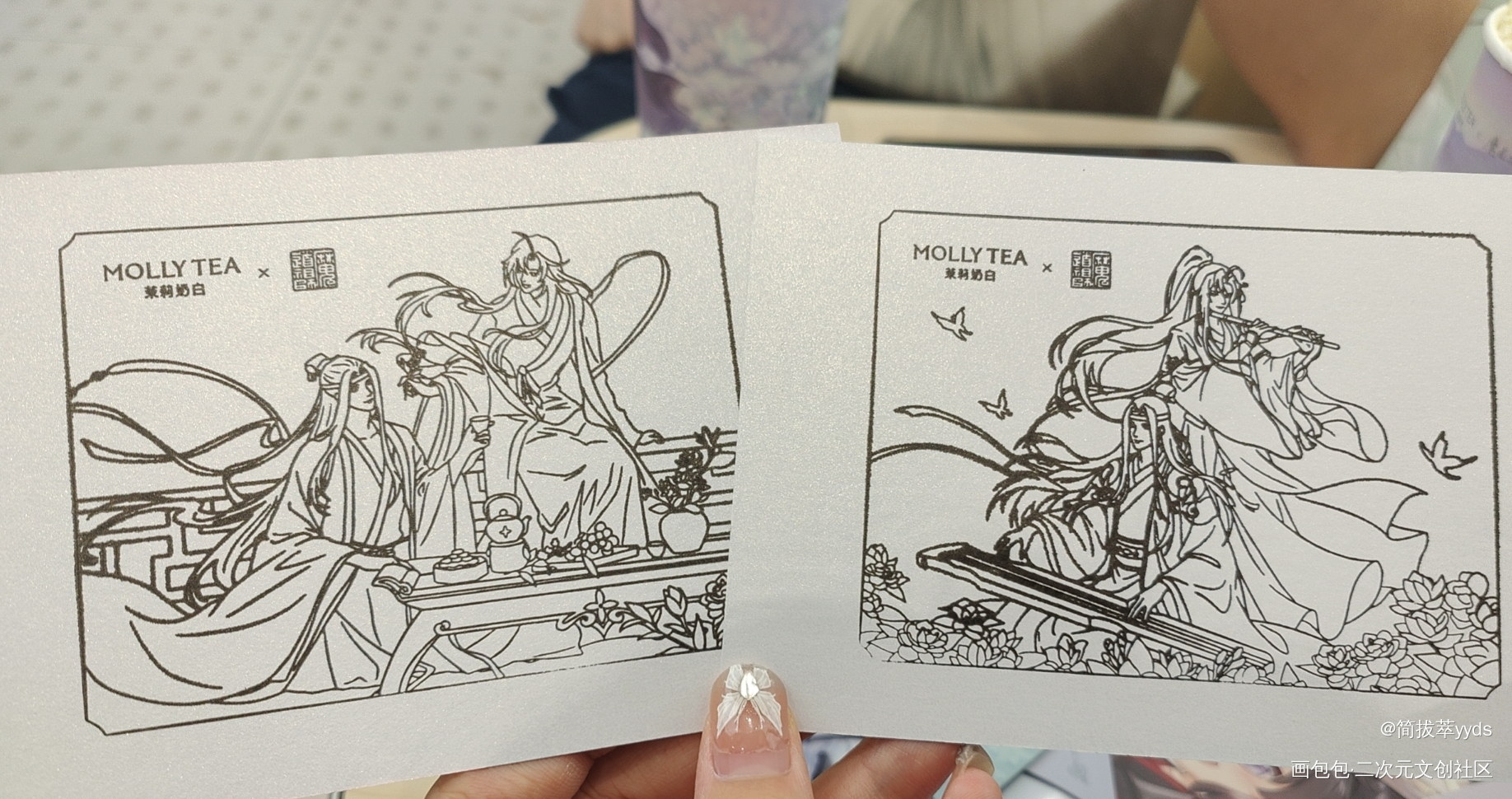 魔道祖师七周年_魔道祖师蓝忘机魏无羡绘画作品