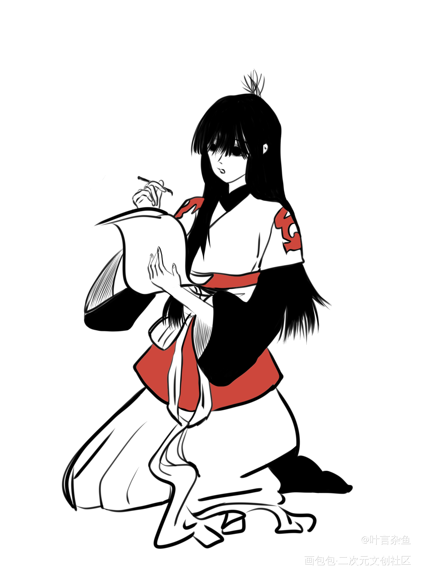 _日月同错绘画作品