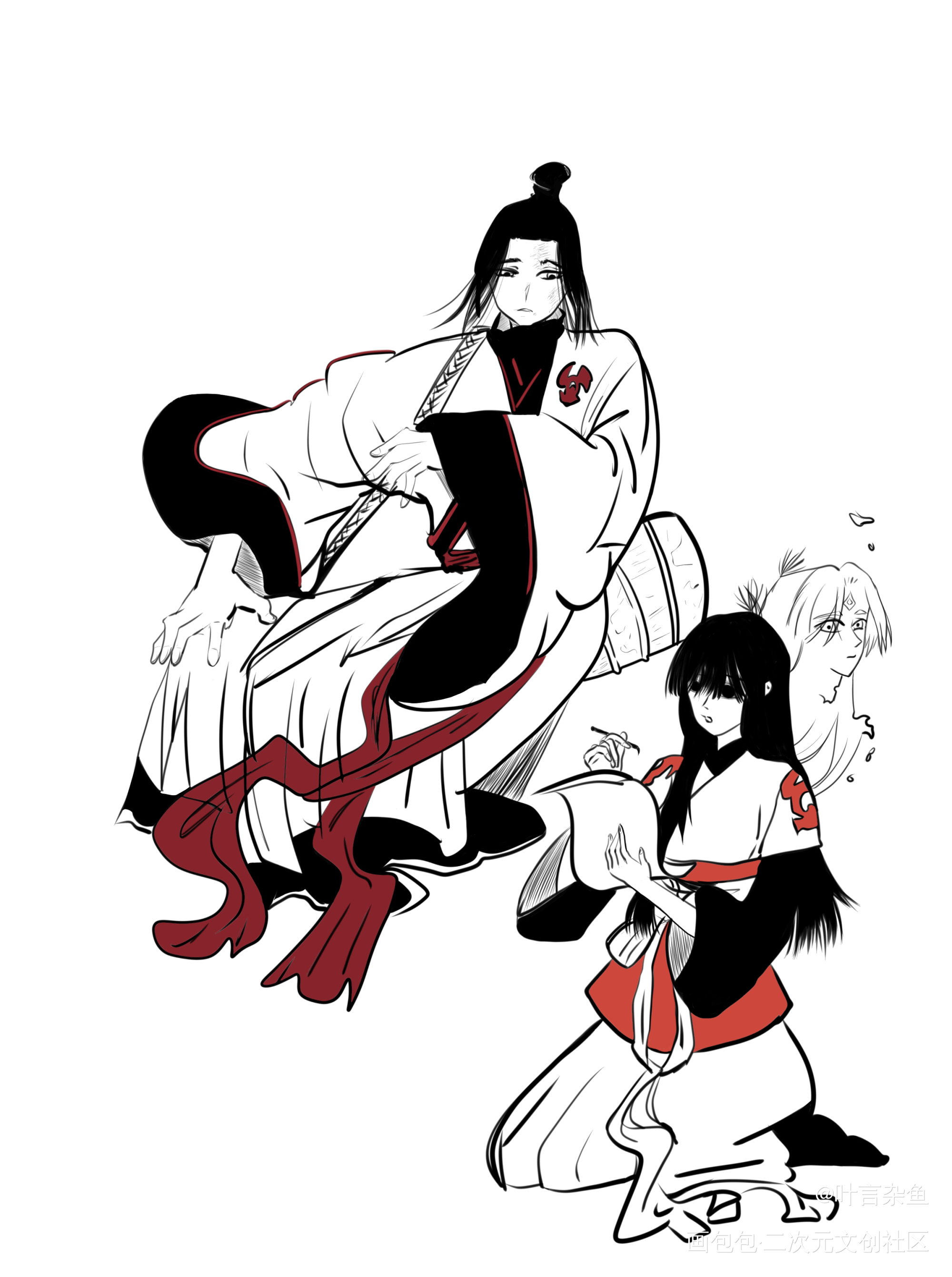 _日月同错绘画作品