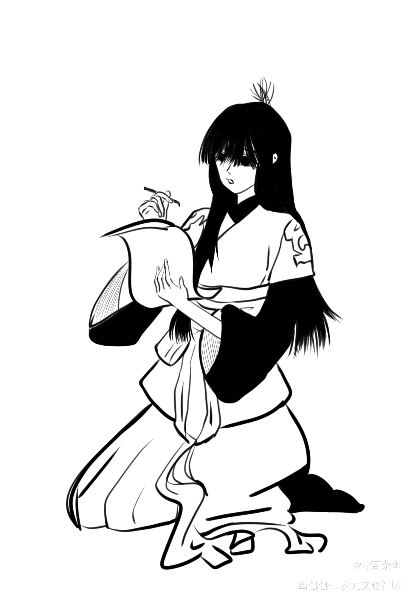 _日月同错绘画作品
