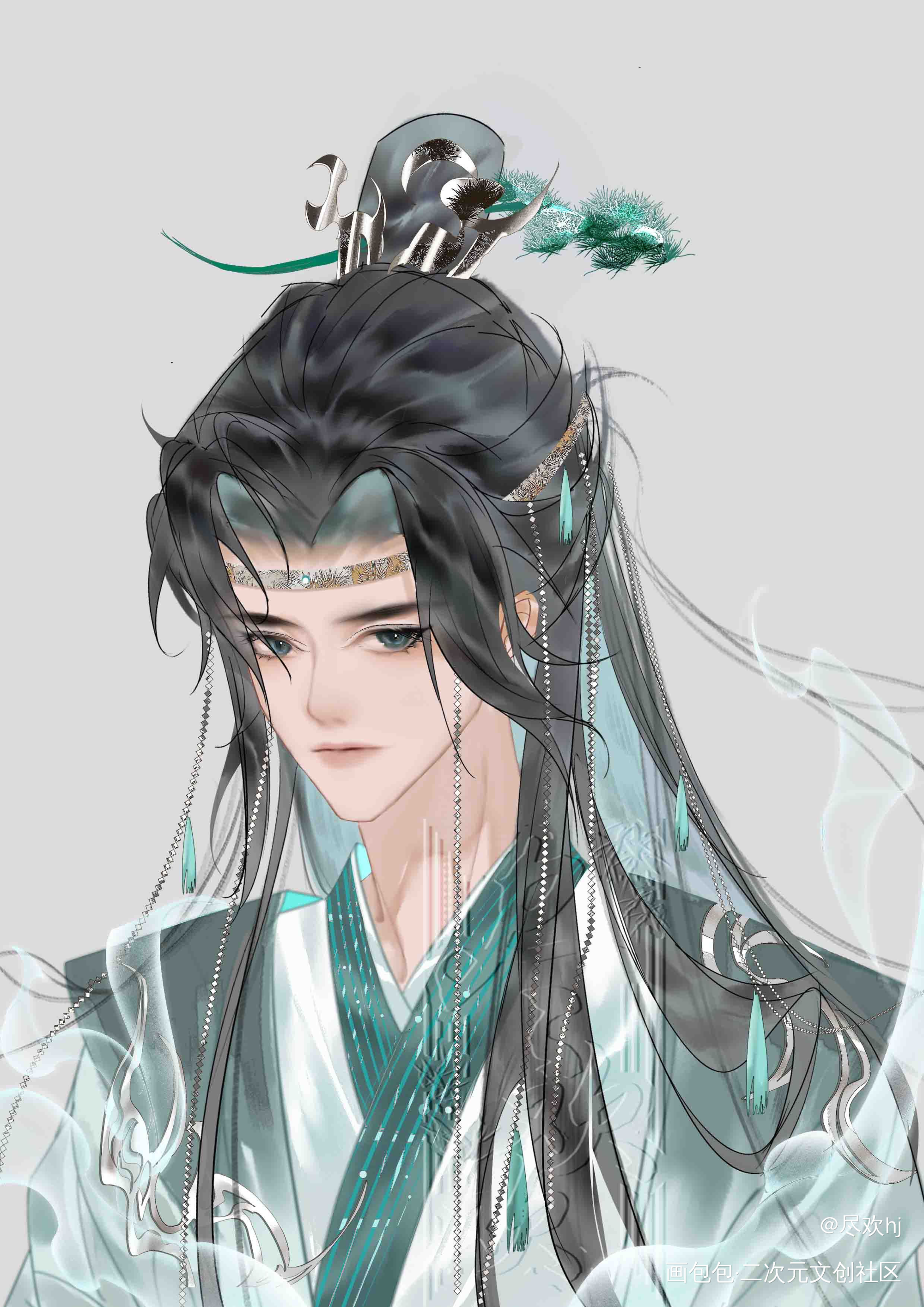 摸_古风练习绘画绘画作品