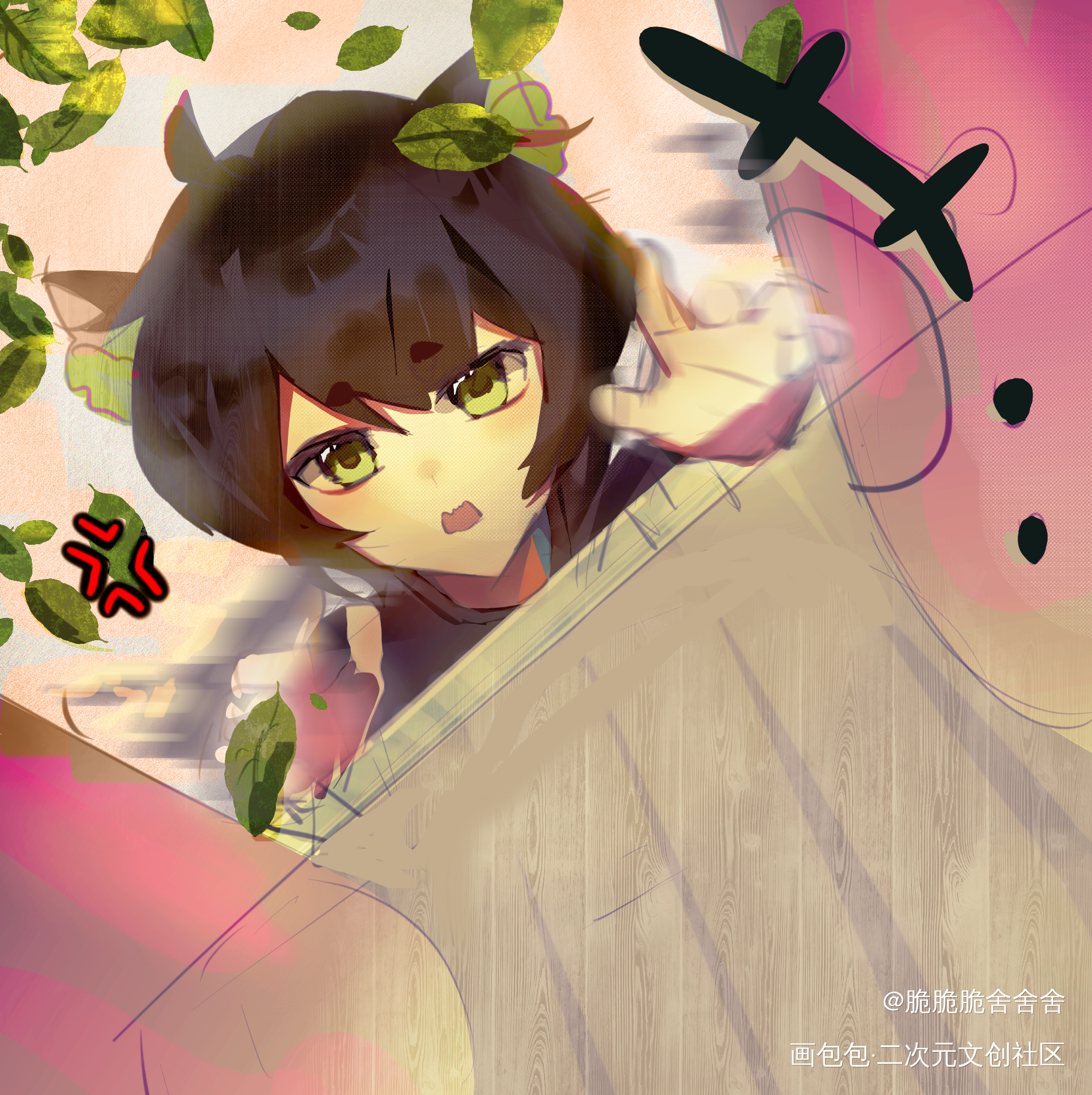 假如公园里有自动售货机_罗小黑·罗小黑战记罗小黑绘画作品