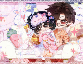 兔子和小熊🎀🥕_绘画作品