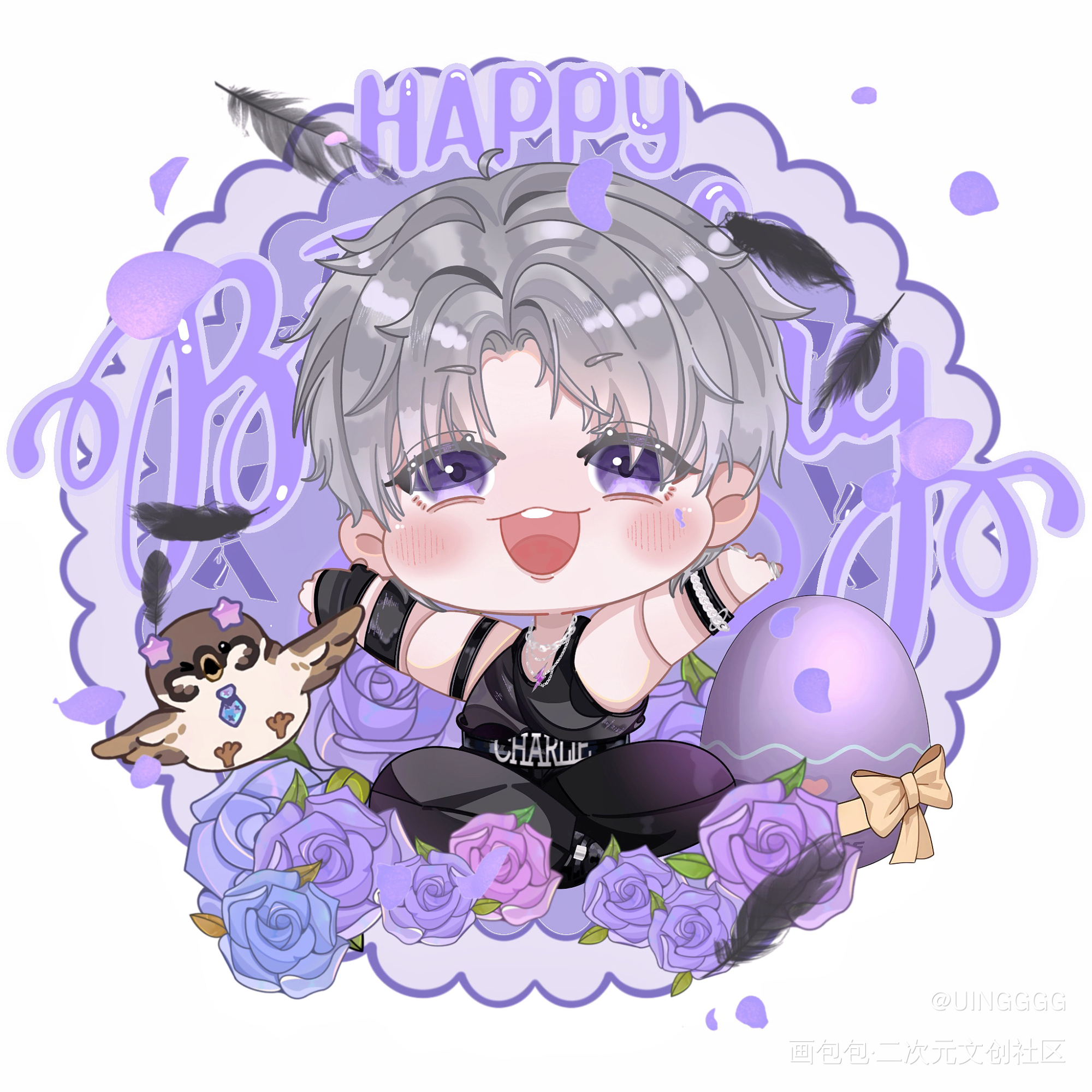 HB to Charlie～_查理苏光与夜之恋查理苏绘画作品
