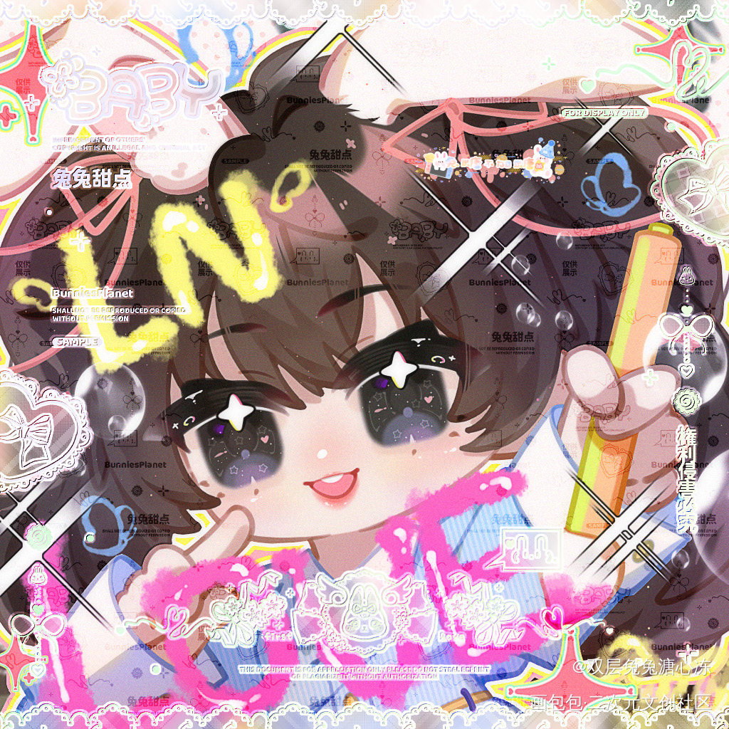 👐🏻oii百念好何💝✨_刘念何聪睿百念好何Q版绘画作品