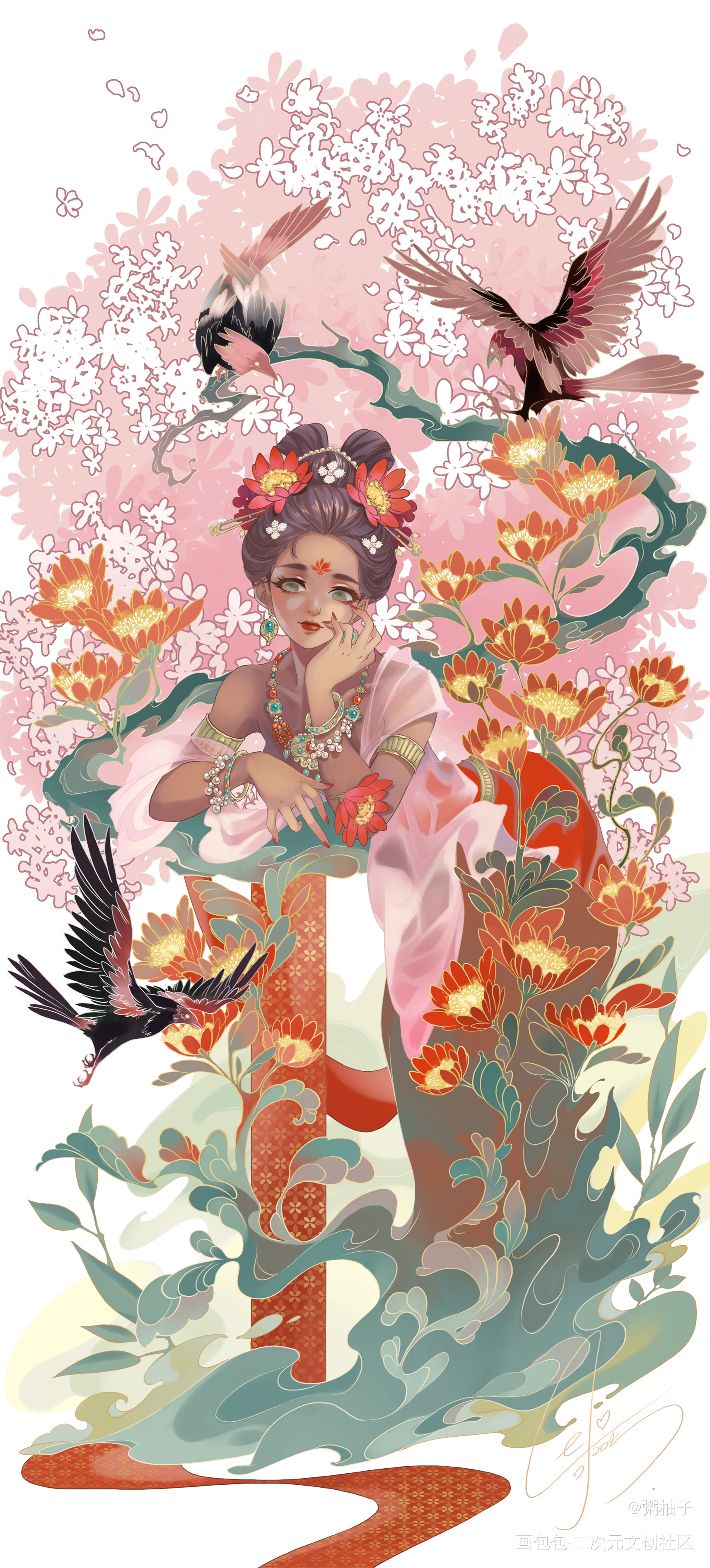 昆仑檀灵_绘画作品