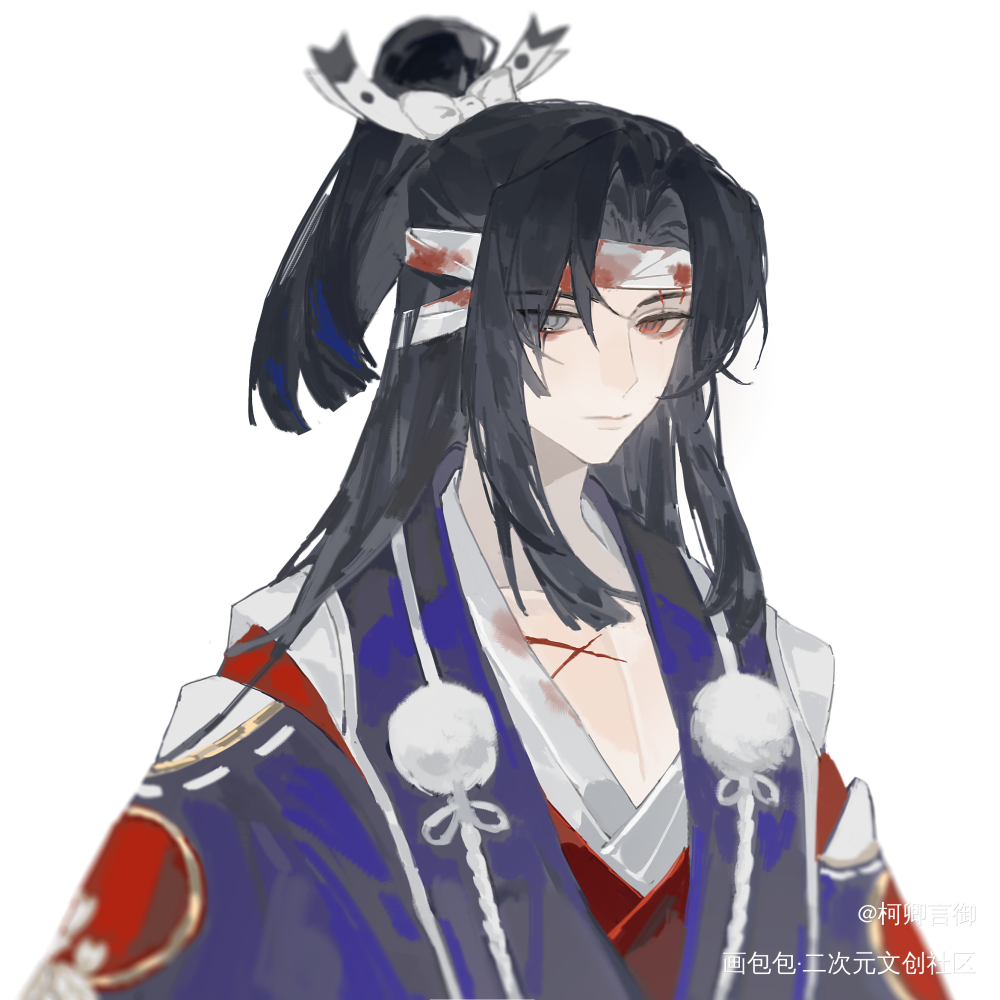 _阴阳师鬼切绘画作品