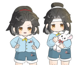 忘羡 | 幼稚园的小朋友_绘画作品
