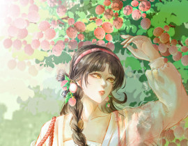 烧冬瓜们该吃龙眼喽！！_绘画作品
