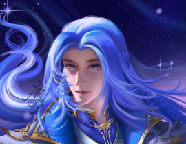 【斗罗大陆】蓝银皇唐三_绘画作品