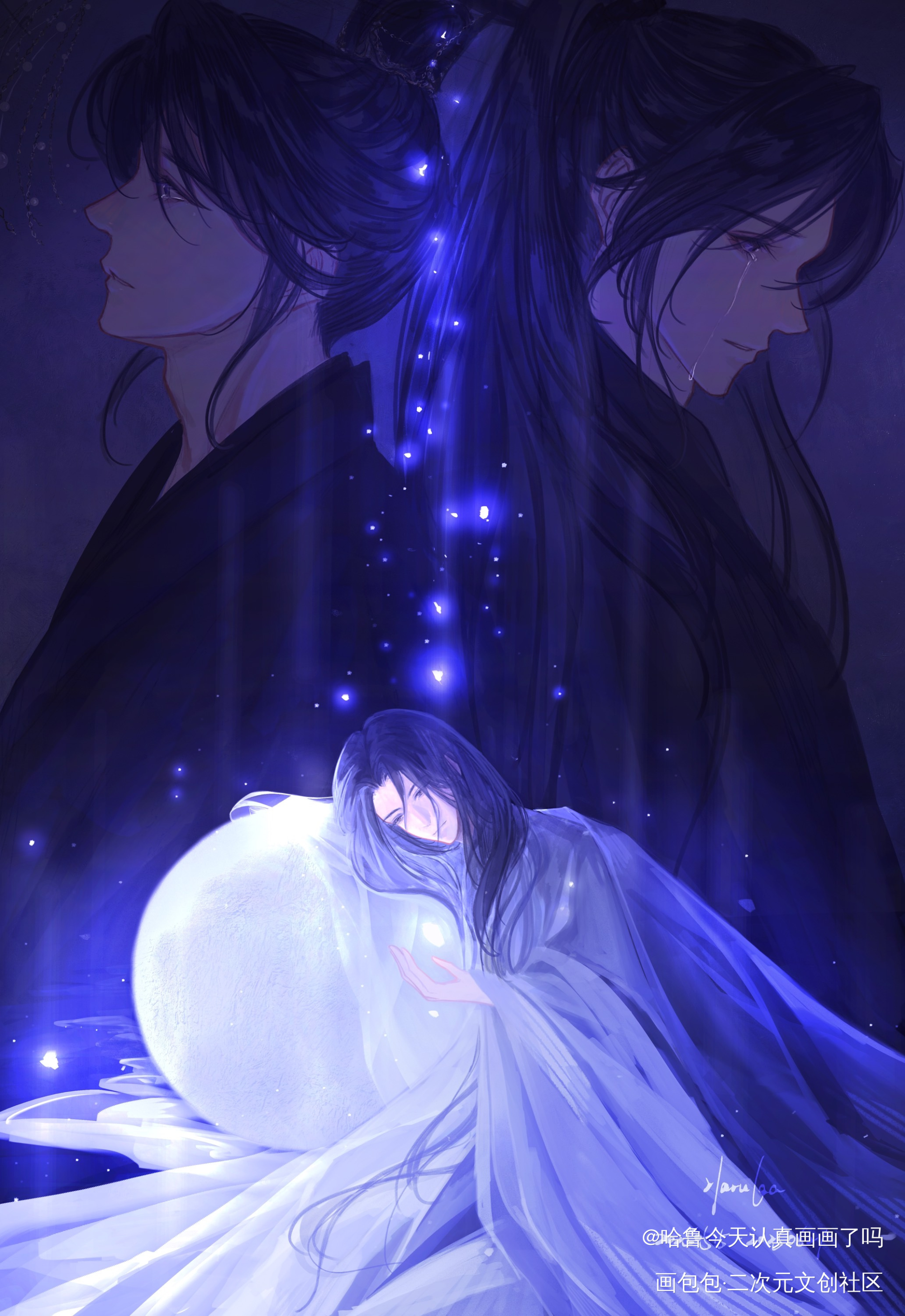 晚宁，生日快乐。_绘画作品