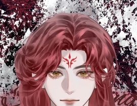 【朱雀】凤冠简隋英_绘画作品
