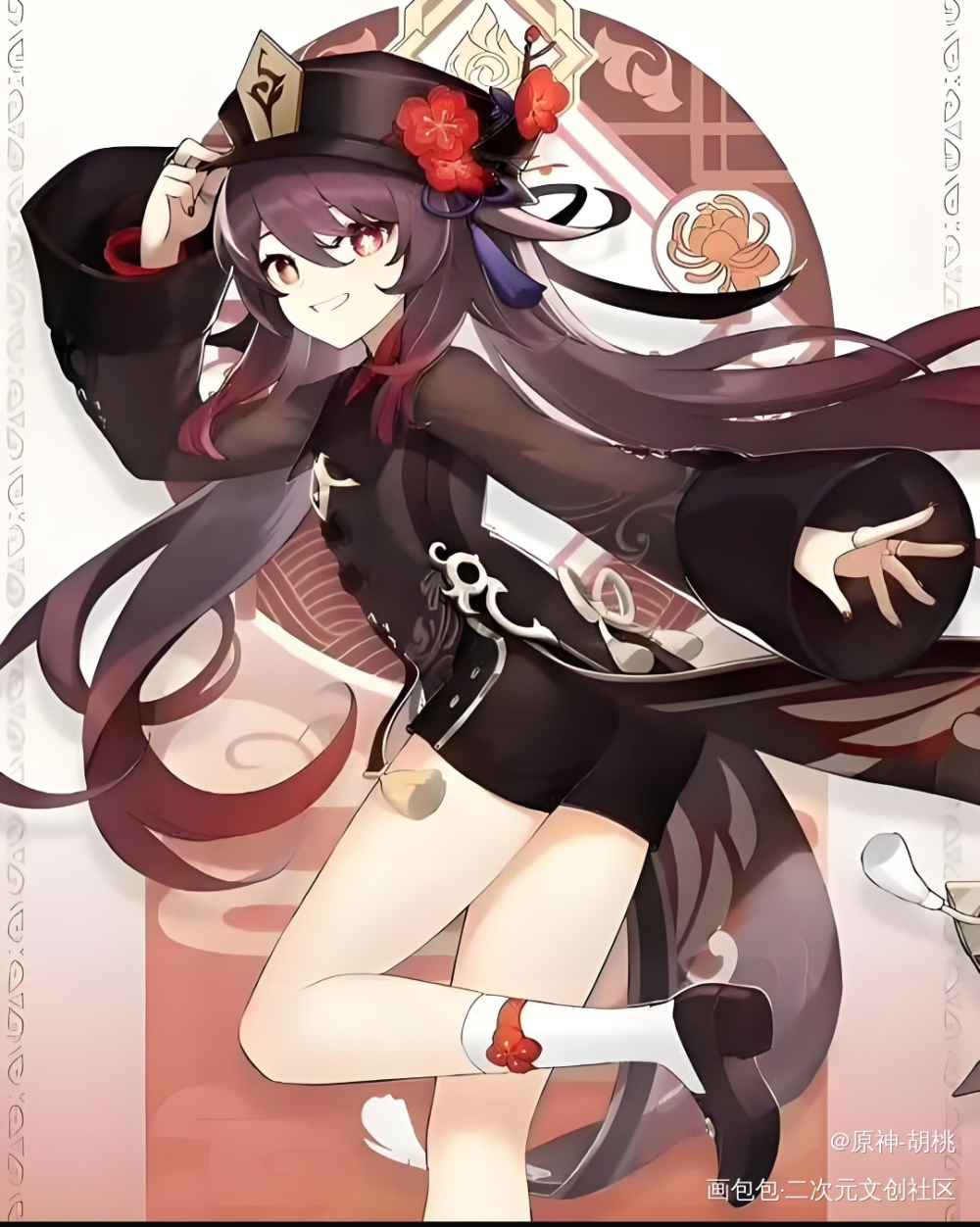 _胡桃·原神绘画作品