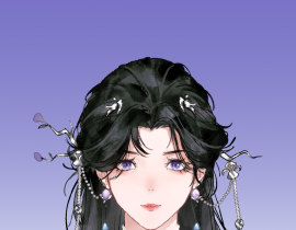 给我们花姐的水墨证件照～_绘画作品