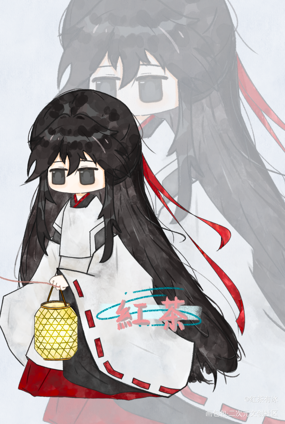 邪神祭的塔柳(≧∇≦)/_我在惊悚游戏里封神塔柳绘画作品
