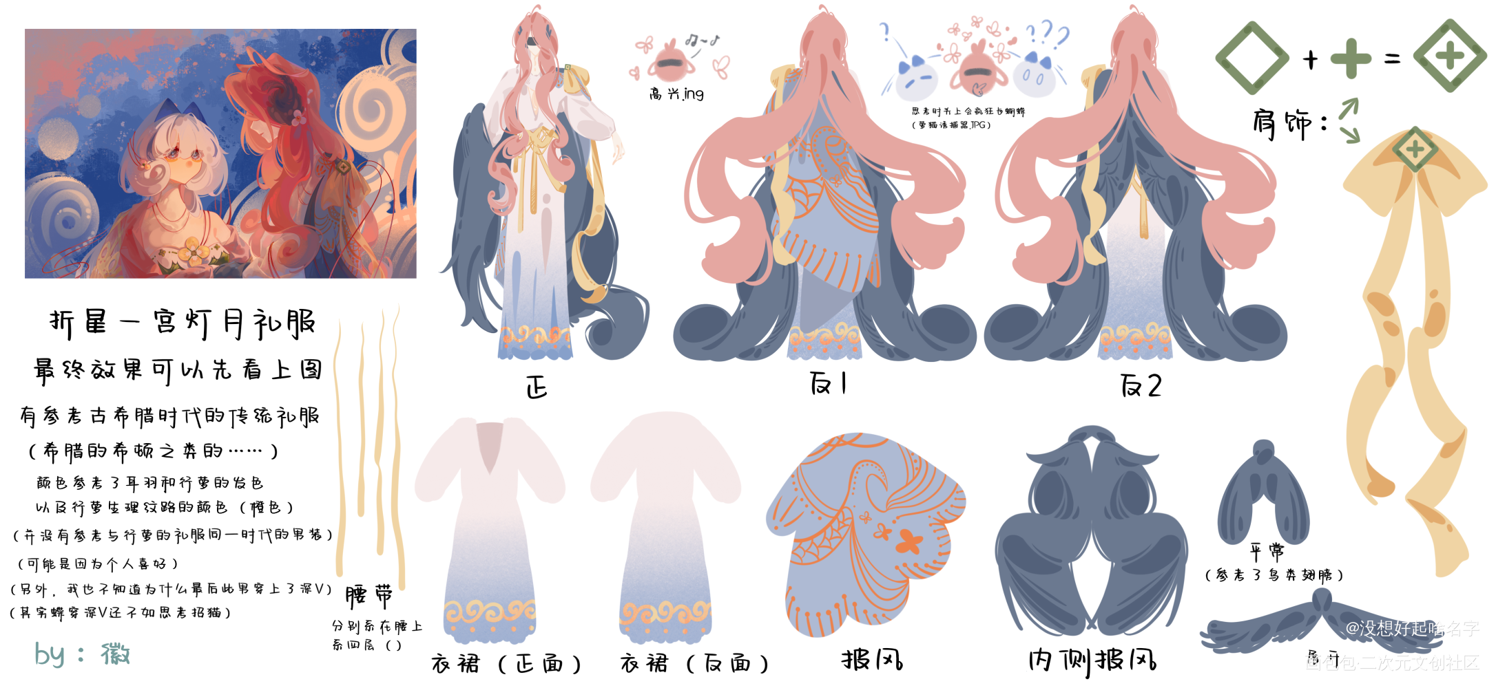 面光，逆光_今日OC推荐oc绘画作品