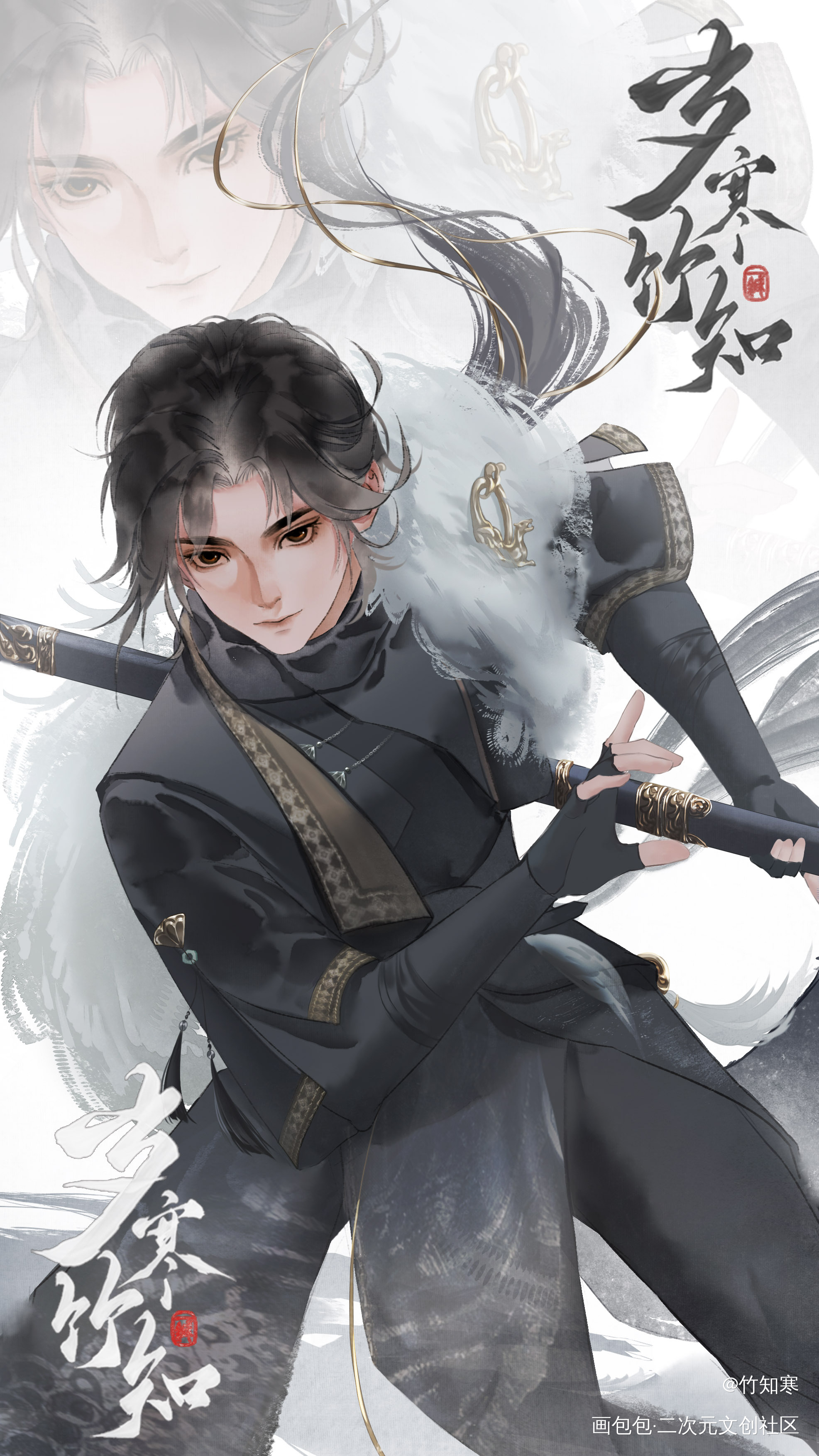 燕云十六声|驰走西风（含绘画过程）_燕云十六声绘画作品
