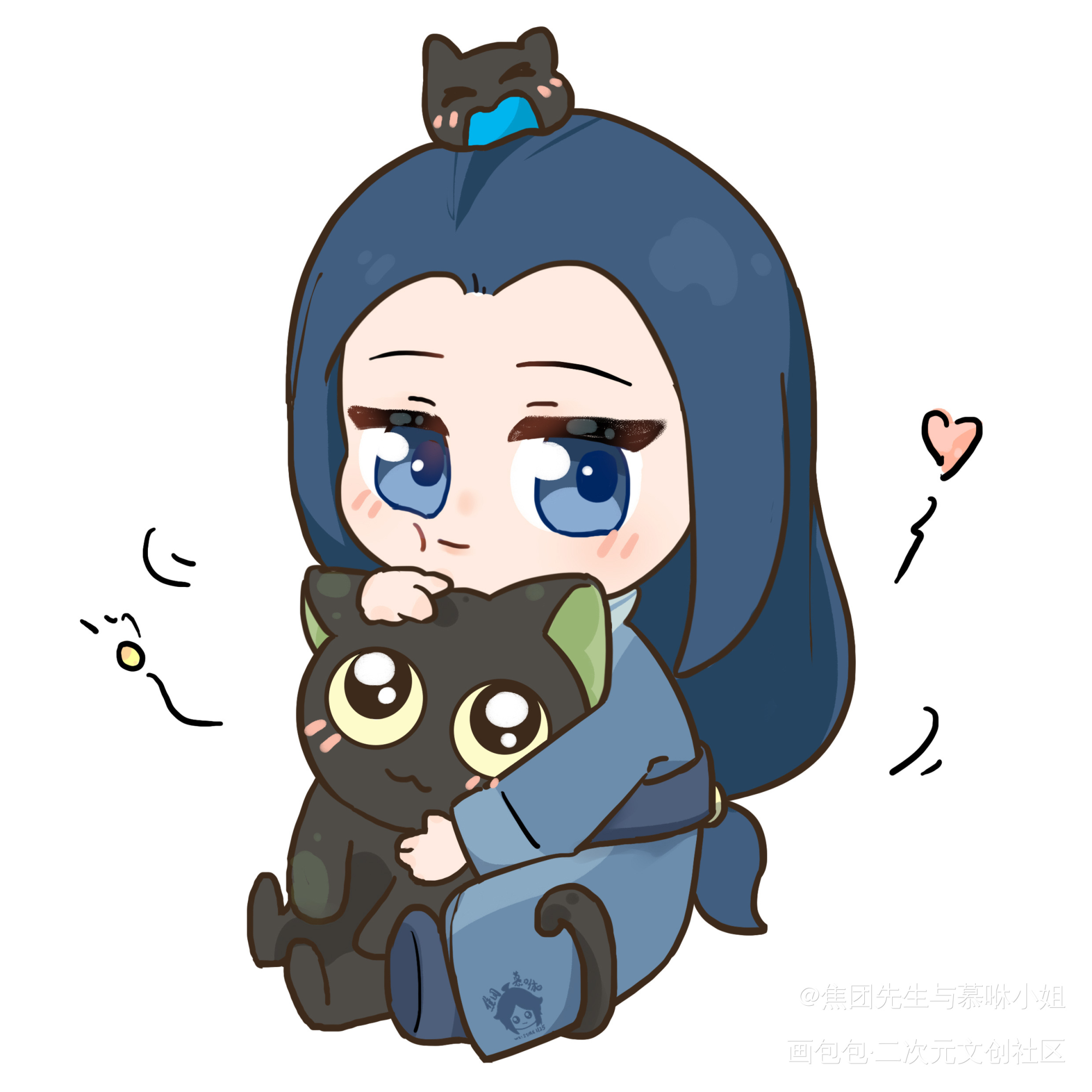 可爱～_罗小黑战记黑限无限罗小黑绘画作品