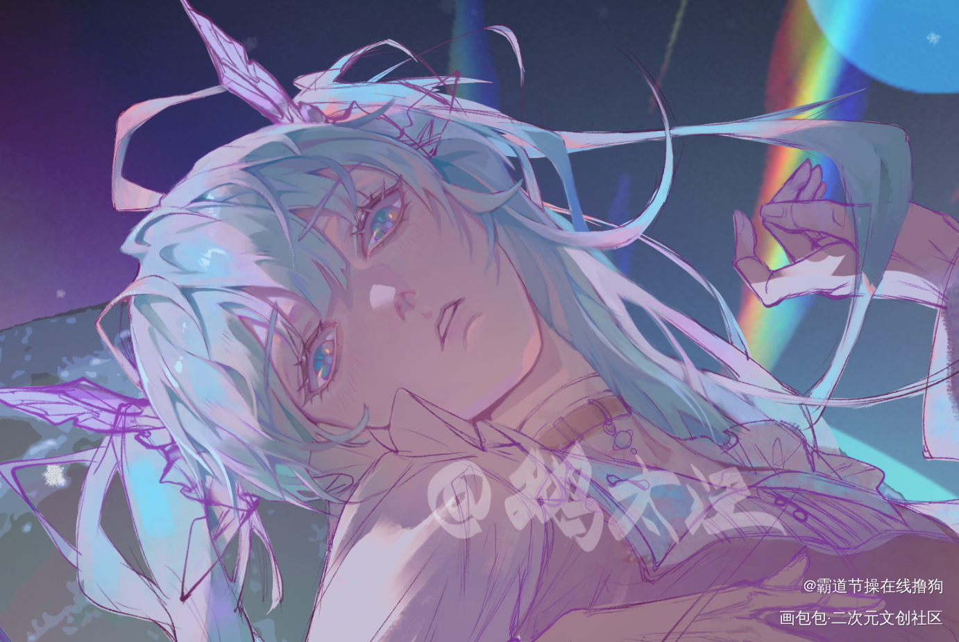 填坑了，以前没画完的这几个月给画完去_绘画练习绘画原创oc绘画作品