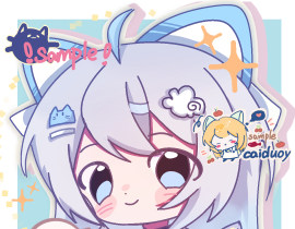 温柔的邻家小妹妹绘画作品