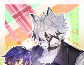 【莱铃】唔。。。莱卡恩连指甲油也会涂呀^_绘画作品